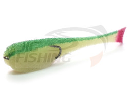 Поролоновые рыбки Leader 110mm #04 White Green