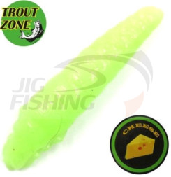 Мягкие приманки Trout Zone Paddle 1.6&quot; #Glow Cheese