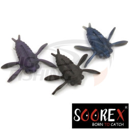 Силиконовая приманка Soorex Cicada Floating 35mm 1.9gr #208 Mix2