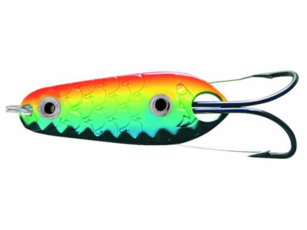 Колеблющаяся блесна Kuusamo Rasanen незацепляйка 70mm 10gr #BL/BLU/FYe/FR-S