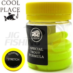 Форелевые приманки Cool Place Stretch Floating Chartreuse