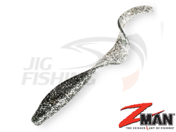 Мягкие приманки Z-man StreakZ Curly TailZ 4'' #283 Smoke Silver