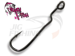 Крючки офсетные Crazy Fish Offset Joint Worm Hook #10