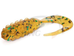 Мягкие приманки Bait Breath Micro Grub 2&quot; #Ur24 Pumpkin Green Seed