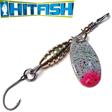Вращающаяся блесна HitFish Trout Series Spoon 3.4gr #366