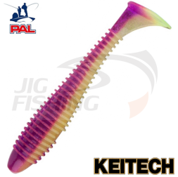 Мягкие приманки Keitech Swing Impact FAT 6.8&quot; #PAL12 Grape Shad