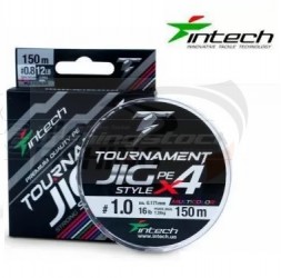 Шнур Intech Tournament Jig Style PE X4 Multicolor 150m #0.6 0.128mm 4.54kg