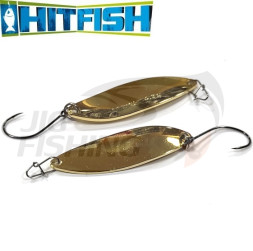 Колеблющаяся блесна HitFish Lite Series CU02 4.3gr #Gold