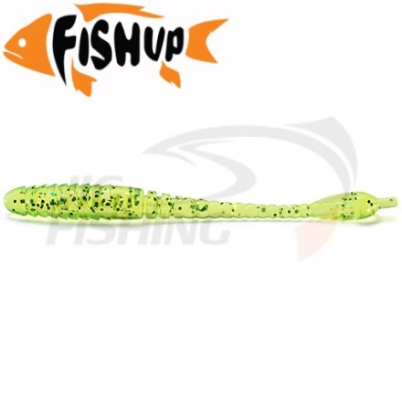 Мягкие приманки FishUp ARW Worm 2&quot; #026 Flo Chartreuse/Green