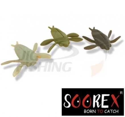 Силиконовая приманка Soorex Cicada Floating 35mm 1.9gr #308 Mix3