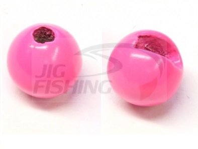 Вольфрамовые головки с вырезом Trout Fluo Pink 5.5mm 1.3gr (5шт/уп)
