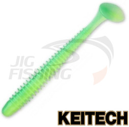 Мягкие приманки Keitech Swing Impact 4&quot; #EA11 Lime Chartreuse Glow