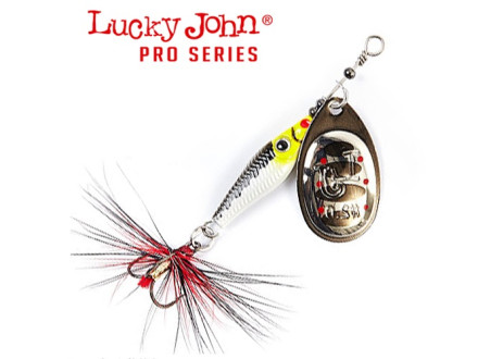 Вращающаяся блесна Lucky John Trian Blade Round 6 #004