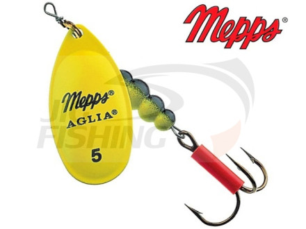 Вращающаяся блесна Mepps Aglia Fluo 5 #Chartreuse