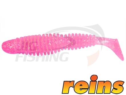 Мягкие приманки Reins Bubbring Shad 4&quot; #317 Pink Silver