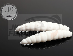 Мягкие приманки Libra Lures Larva 35mm #001 White