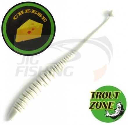 Мягкие приманки Trout Zone Boll 3.2&quot; White Cheese