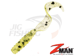 Мягкие приманки  Z-Man GrubZ 2'' #233 Chartreuse Sparkle