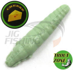 Мягкие приманки Trout Zone Paddle 1.6&quot; #Olive Cheese