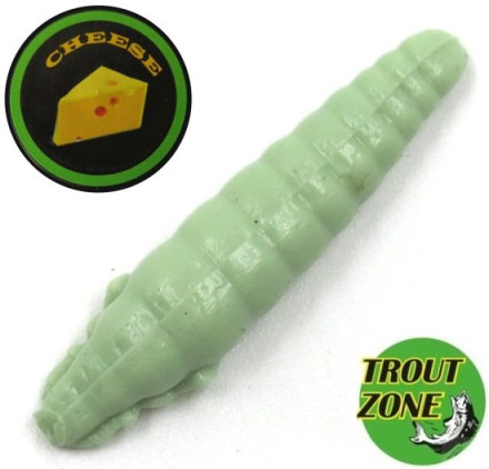 Мягкие приманки Trout Zone Paddle 1.6&quot; #Olive Cheese