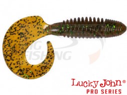 Мягкие приманки Lucky John Pro Series Crusher Grub 4.5'' #PA19