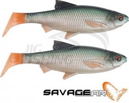 Мягкая приманка Savage Gear 3D River Roach 22cm 125g Green Silver
