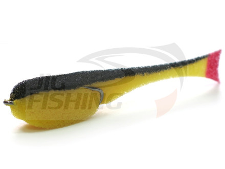 Поролоновые рыбки Leader 110mm #07 Yellow Black