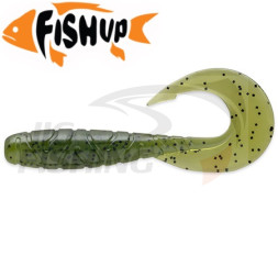 Мягкие приманки FishUp Mighty Grub 3.5&quot; #042 Watermelon Seed