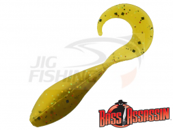 Мягкие приманки Bass Assassin Curly Shad 2&quot; #CSA35540 Chicos Red Ear