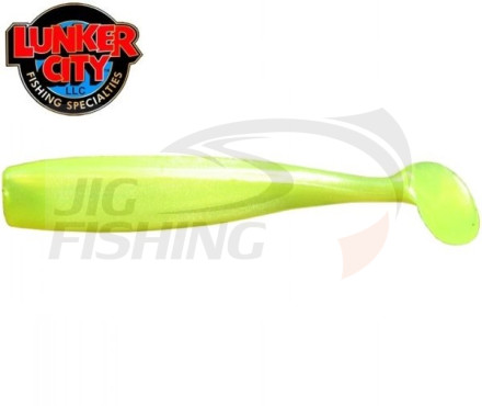 Мягкие приманки Lunker City Shaker 4.5&quot; #27 Chartreuse Silk