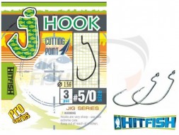 Крючки Офсетные HitFish J Hook #4