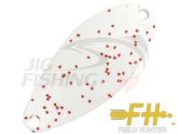 Колеблющаяся блесна Field Hunter Vasus 3gr #19 Glow White / Red Lame