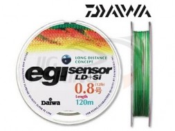 Шнур плетеный Daiwa Egi Sensor LD+Si 180m #0.6 10lb 0.128mm 4.5kg