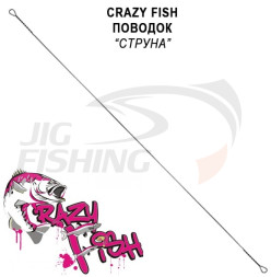 Поводок струна CrazyFish 0.28mm 25cm (5шт/уп)