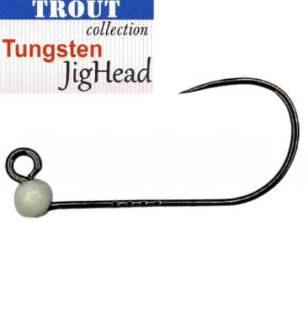 Вольфрамовые джиг-головки Jig Head Jiggy (barbless) Glow #6