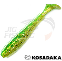 Мягкие приманки Kosadaka  Spikey Shad 90mm #GS