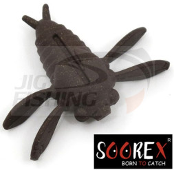 Силиконовая приманка Soorex Cicada Floating 35mm 1.9gr #131 Brown