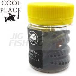 Мягкие приманки Cool Place личинка Maggot 1.6&quot; #Black