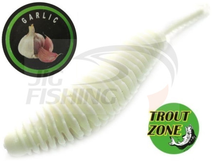 Мягкие приманки Trout Zone Plamp 1.6&quot; White Garlik