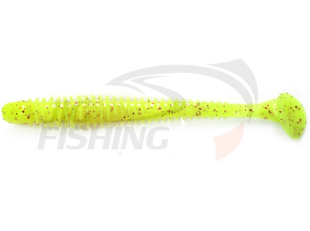 Мягкие приманки Keitech Swing Impact 4&quot; #PAL01 Chartreuse Red Flake