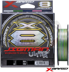 Шнур X-Braid Jigman Ultra X8 HP 200m Multicolor #0.8 0.148mm 16lb