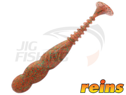 Мягкие приманки Reins Fat Rock Vibe Shad 5&quot; #406 Boil Shrimp