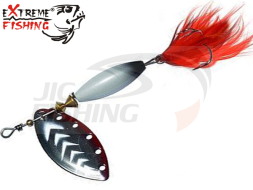 Блесна вертушка Extreme Fishing Complete Obsession 10gr #18 Pearl/Wh/Black