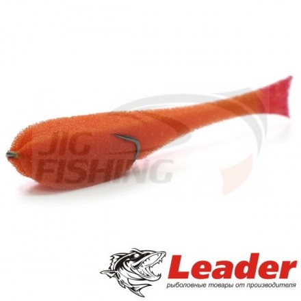 Поролоновые рыбки Leader 110mm #09 Orange