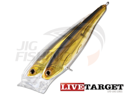 Воблер LiveTarget Glass Minnow Baitball Popper 65F #954 Gold/Bronze