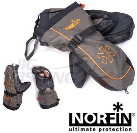 Варежки Norfin Comfort Zip р-р L