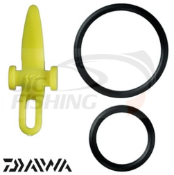 Держатель крючка Daiwa Lure Hook Holder Yellow