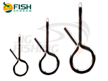 Застежки нахлыст/балансир Fish Season 8054 Special Hook Snap #M/3kg (6шт в уп)