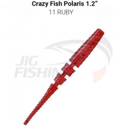 Мягкие приманки Crazy Fish Polaris 1.2&quot; 11 Ruby