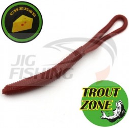 Мягкие приманки Trout Zone Haus 3.2&quot; #Red Brown Cheese